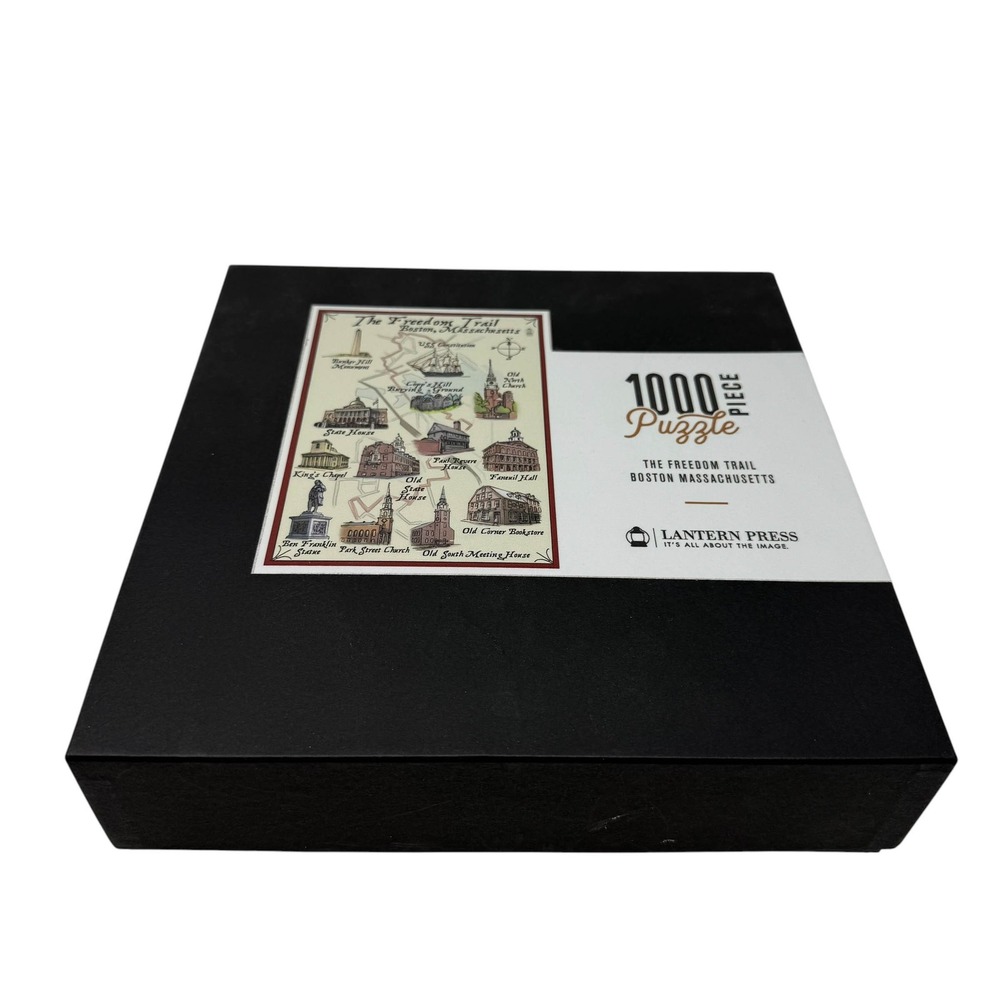 Lantern Press The Freedom Trail Boston Massachusetts 1000 Piece Jigsaw Puzzle